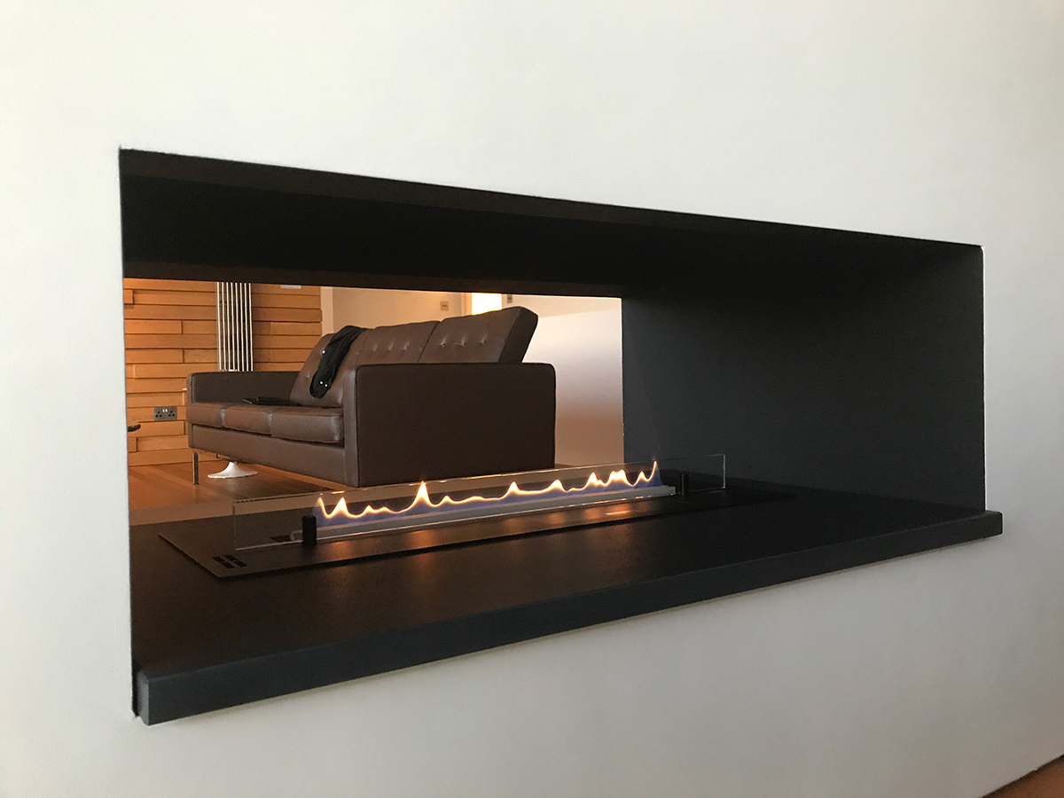 Double Sided Fireplace with Planika FLA3 XL 01