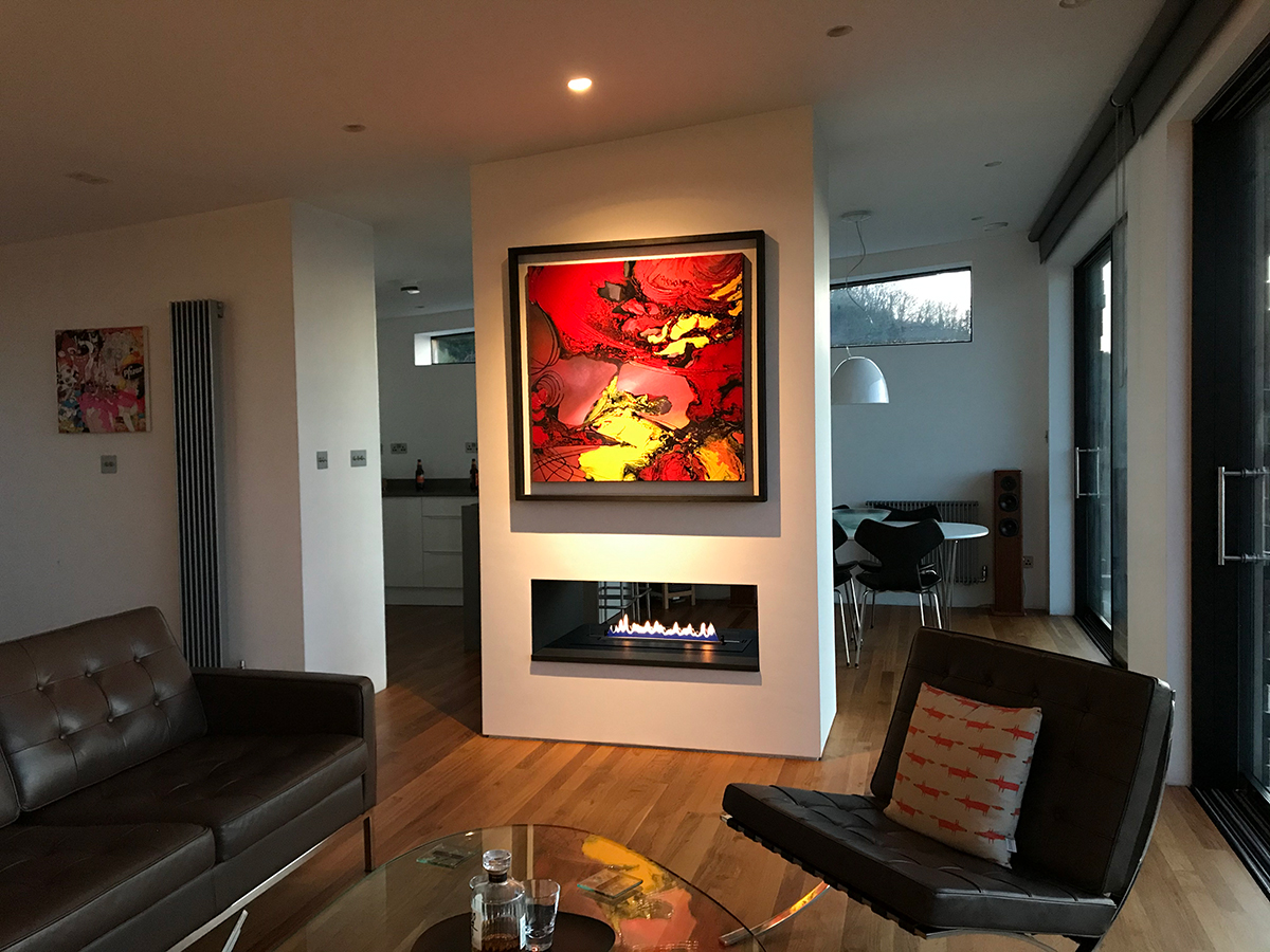 Double Sided Fireplace with Planika FLA3 XL 02