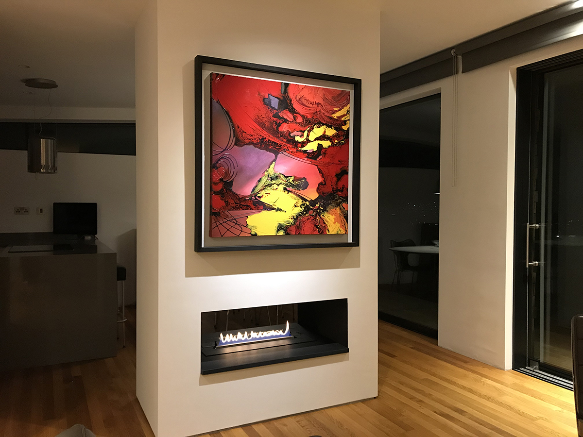 Double Sided Fireplace with Planika FLA3 XL 05