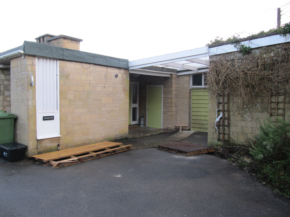 Original building - Roadside elevation